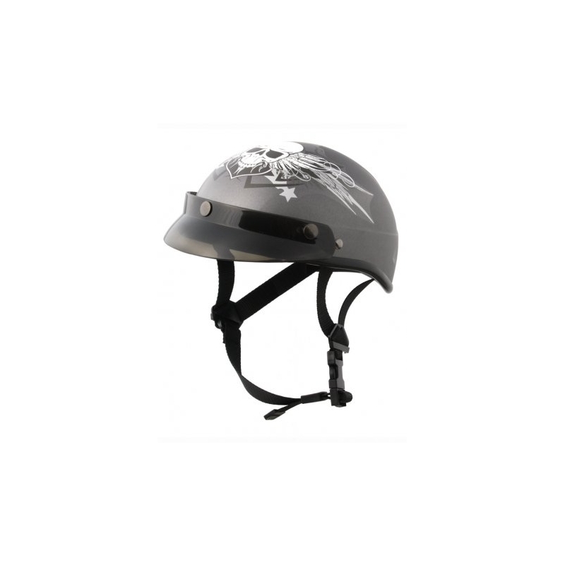 Kaski motocyklowe braincap Rusty Tłoki Jasper czarny matowy
