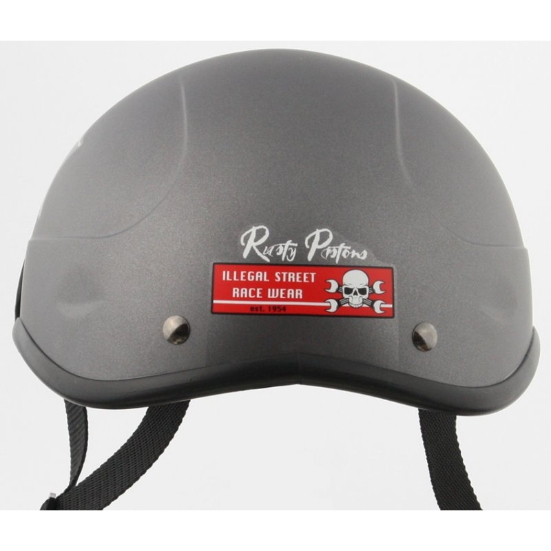 Kaski motocyklowe braincap Rusty Tłoki Jasper czarny matowy