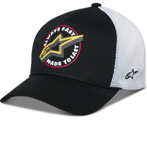 Czapka Alpinestars Aorbit Trucker w kolorze czarno-białym