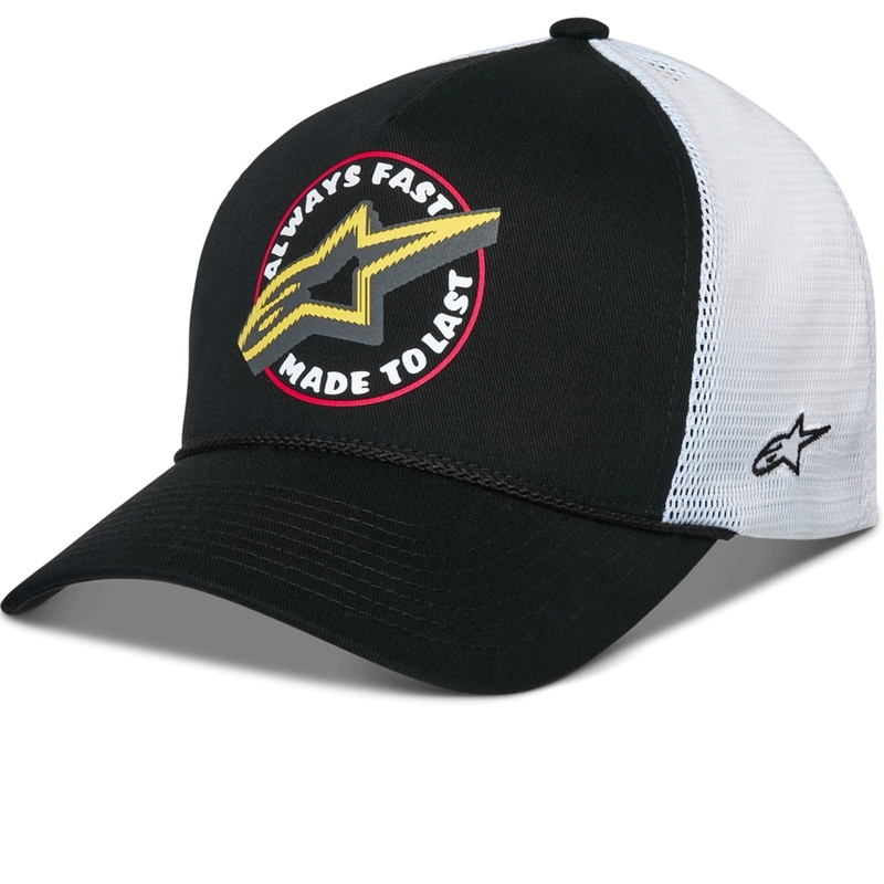 Czapka Alpinestars Aorbit Trucker w kolorze czarno-białym