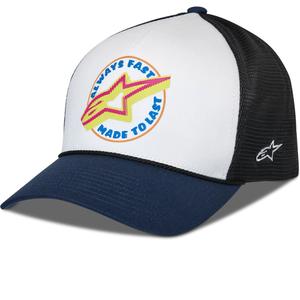 Czapka Alpinestars Aorbit Trucker Cap biało-niebiesko-czarna
