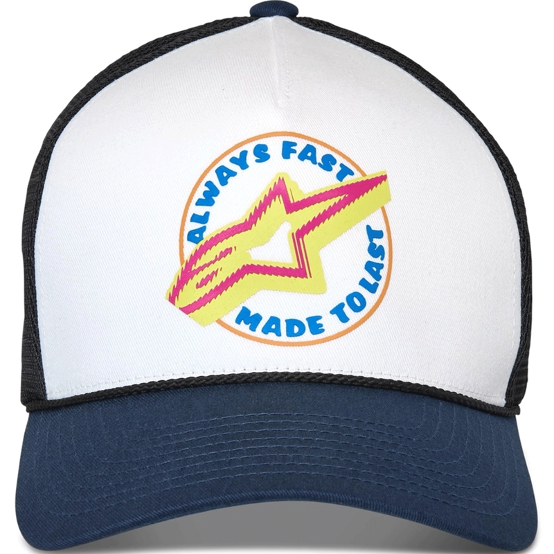 Czapka Alpinestars Aorbit Trucker Cap biało-niebiesko-czarna