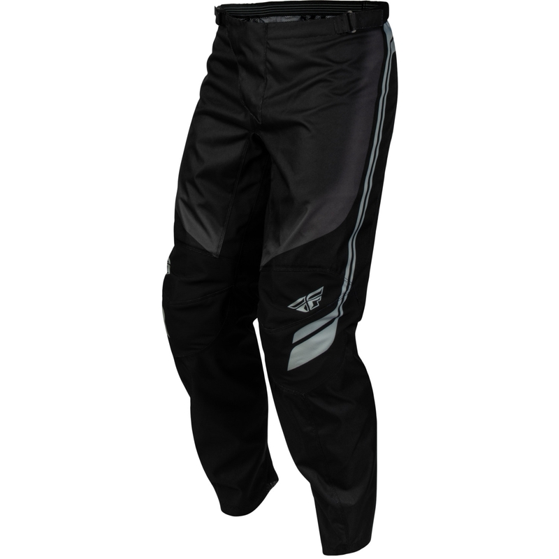 Spodnie motocrossowe dziecięce FLY Racing F-16 Raze w kolorze czarno-szarym