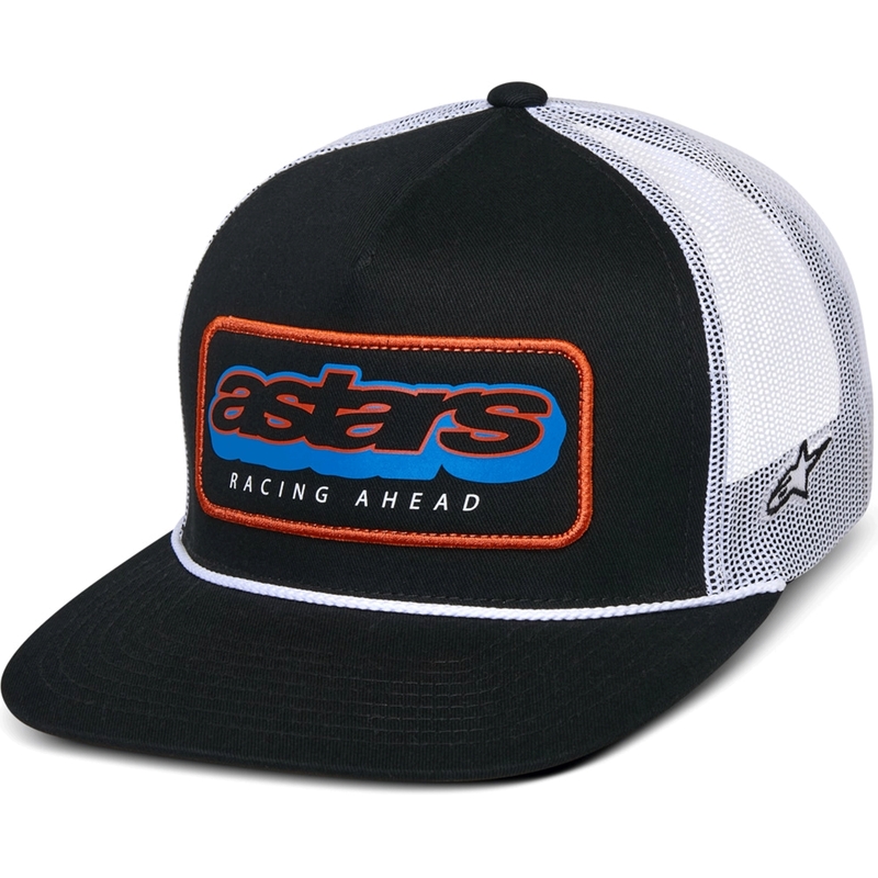 Czapka typu trucker Alpinestars Phosphor czarno-biała