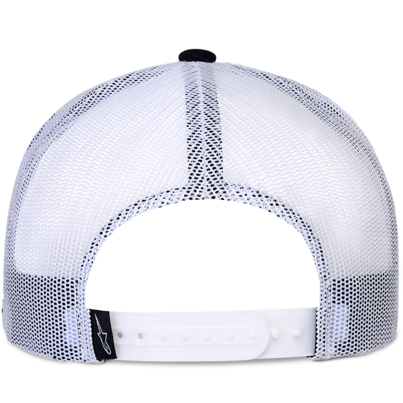 Czapka typu trucker Alpinestars Phosphor czarno-biała