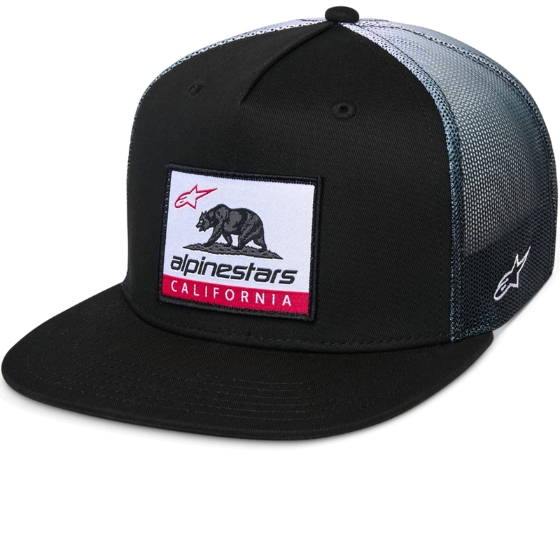 Czapka Alpinestars Cali Gradient Trucker Cap czarno-biała