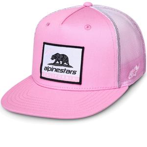 Czapka Alpinestars Cali Gradient Trucker Cap różowo-biała