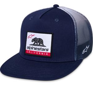 Czapka z daszkiem Alpinestars Cali Gradient Trucker niebiesko-biała