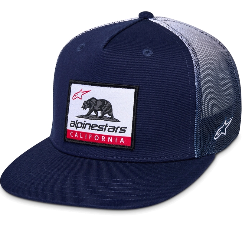 Czapka Alpinestars Cali Gradient Trucker Cap niebiesko-biała