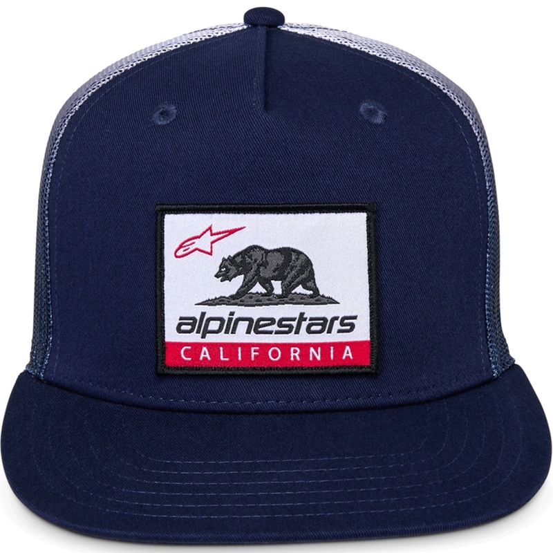 Czapka Alpinestars Cali Gradient Trucker Cap niebiesko-biała