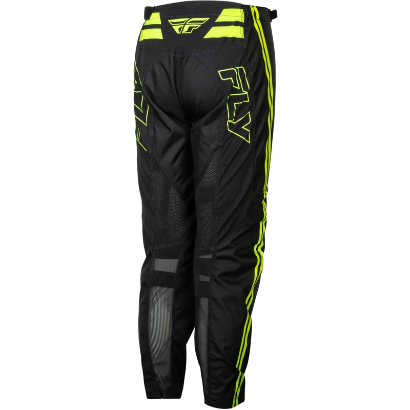 Dziecięce spodnie motocrossowe FLY Racing F-16 Raze czarno-fluo-żółte
