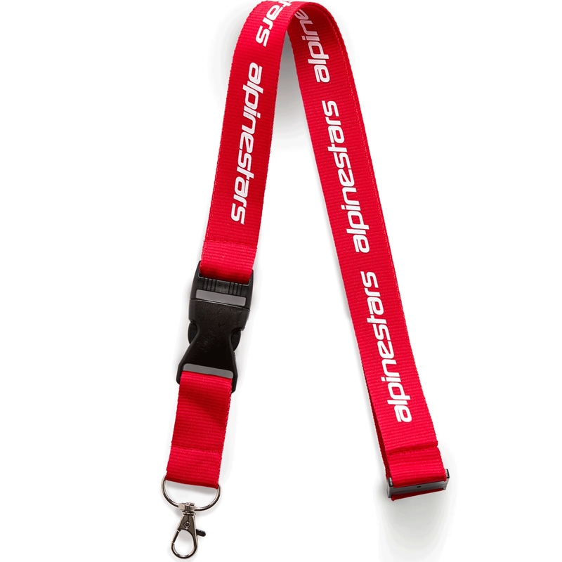 Smycz do kluczy Alpinestars Linear czerwono-biała
