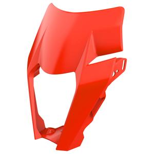 Headlight Mask POLISPORT 8666800006 orange ktm16