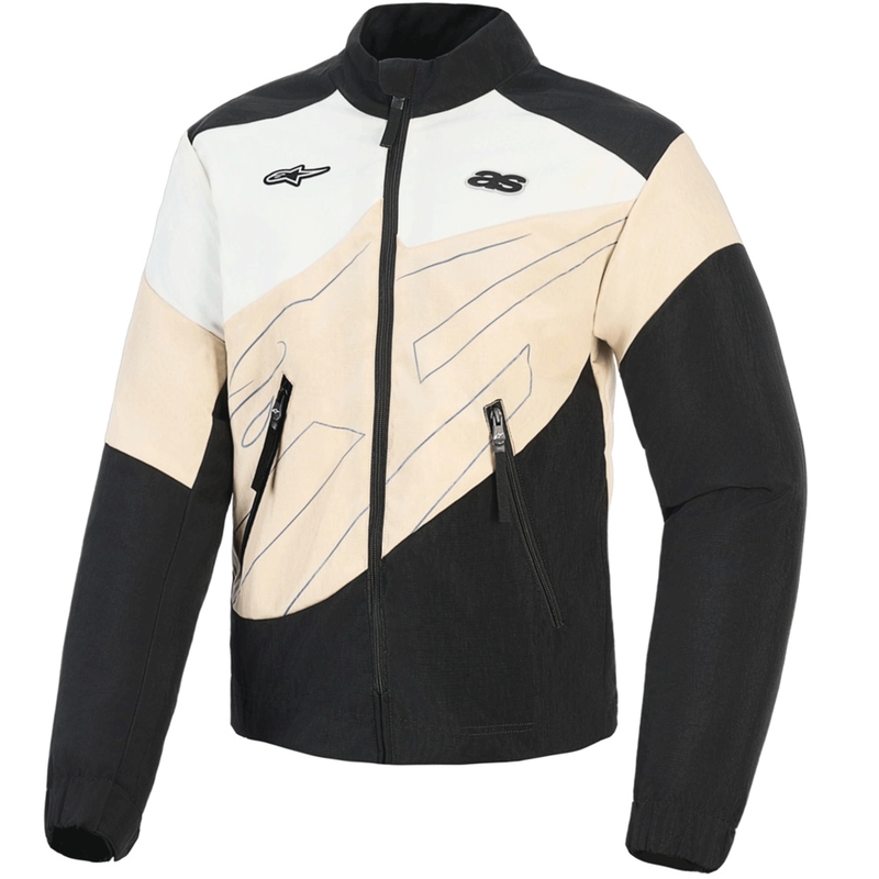Kurtka motocyklowa damska Alpinestars Stella Moshell czarno-piaskowo-biało-różowa