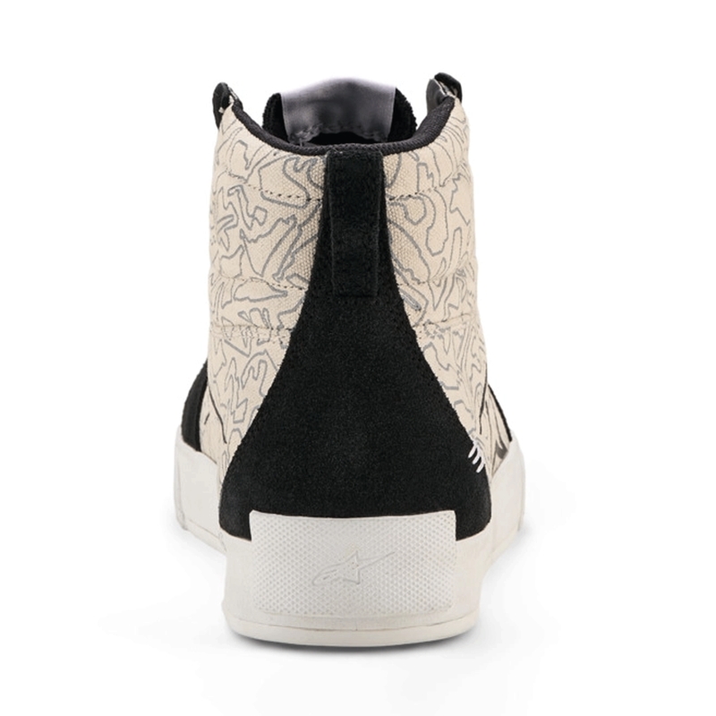 Buty motocyklowe Alpinestars Ride-63 Canvas w kolorze czarno-jasnoszarym-białym