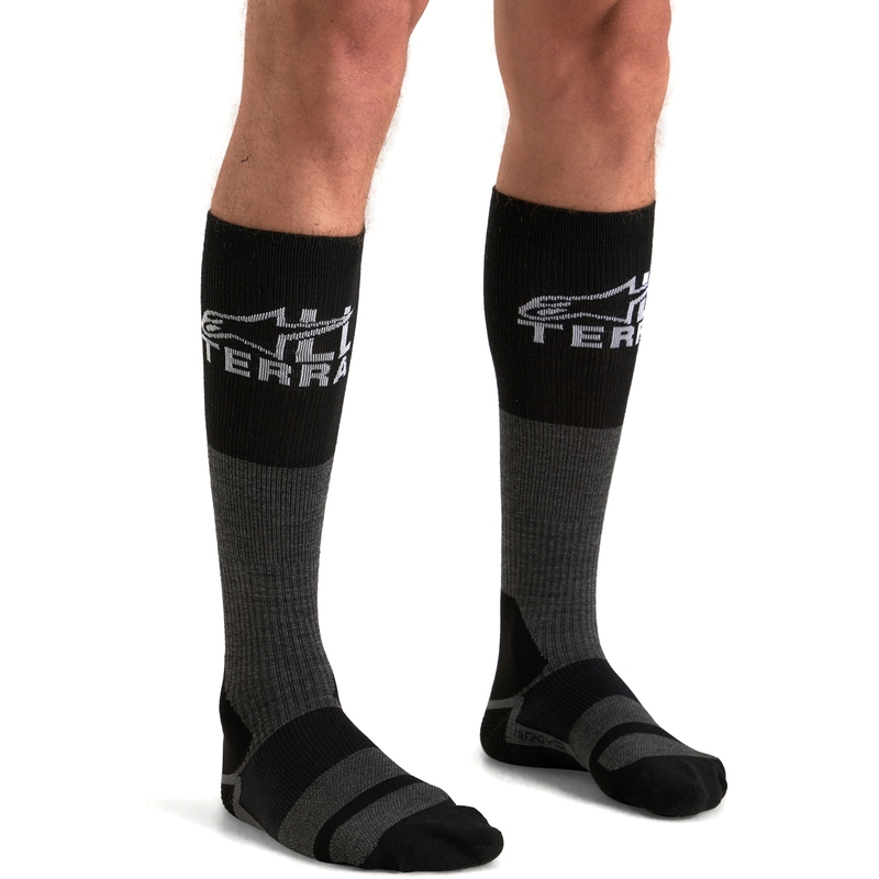 Skarpety Alpinestars AT 8 Merino szaro-czarne