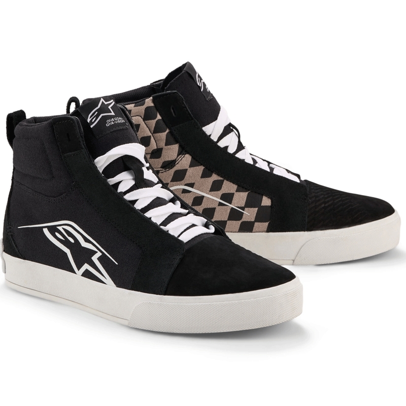 Buty motocyklowe Alpinestars Ride-63 Canvas w kolorze czarno-jasnoszarym