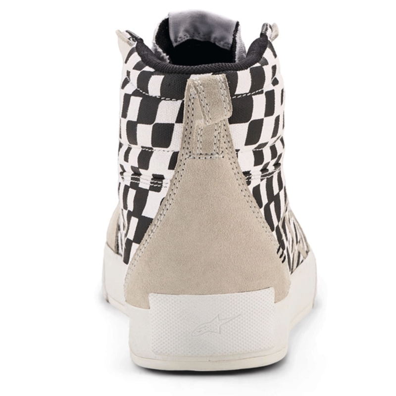 Buty motocyklowe Alpinestars Ride-63 Canvas w kolorze czarno-beżowo-białym