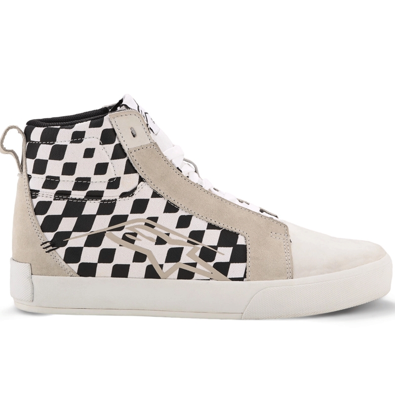 Buty motocyklowe Alpinestars Ride-63 Canvas w kolorze czarno-beżowo-białym