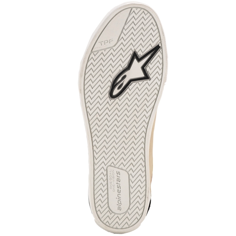 Buty motocyklowe Alpinestars Ride-63 Canvas w kolorze kremowo-czarno-białym