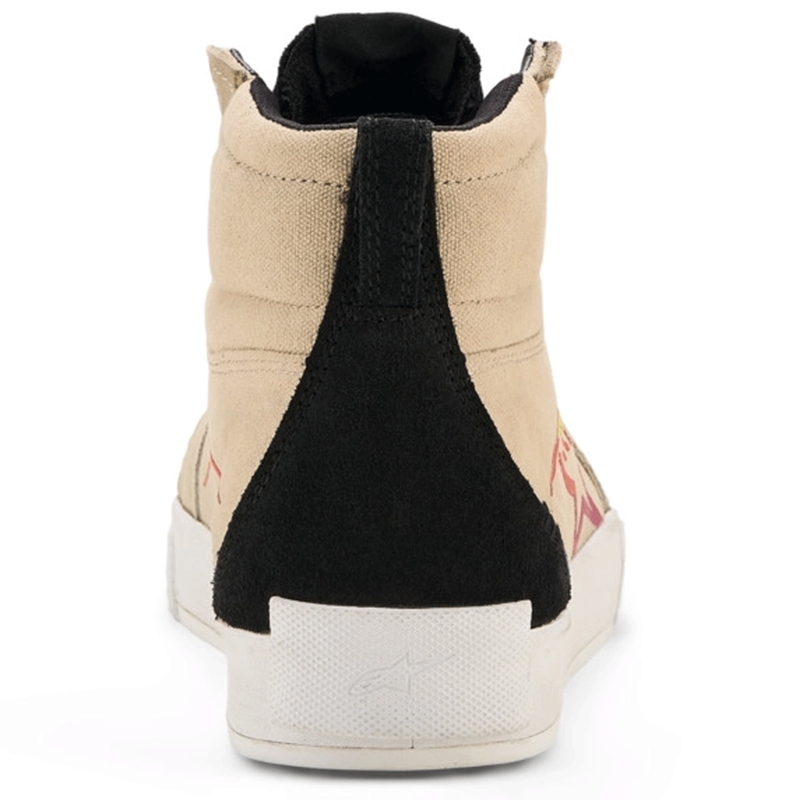 Buty motocyklowe Alpinestars Ride-63 Canvas w kolorze kremowo-czarno-białym