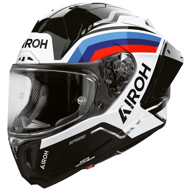 Kask motocyklowy integralny Airoh GP 800 Lane czarny