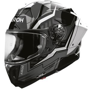 Kask motocyklowy integralny Airoh GP 800 Victory srebrny