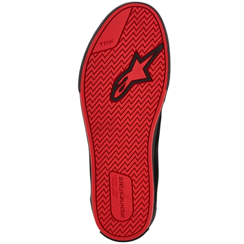 Buty motocyklowe Alpinestars Ride-63 skórzane czarno-czerwone