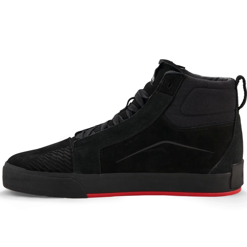 Buty motocyklowe Alpinestars Ride-63 skórzane czarno-czerwone