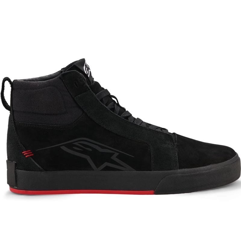 Buty motocyklowe Alpinestars Ride-63 skórzane czarno-czerwone