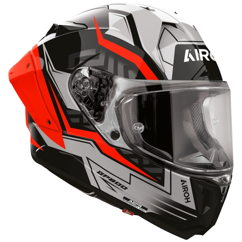 Kask motocyklowy integralny Airoh GP 800 Victory czerwony