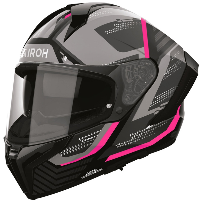 Kask motocyklowy Airoh Matryx Starburst Full Face w kolorze matowego różu