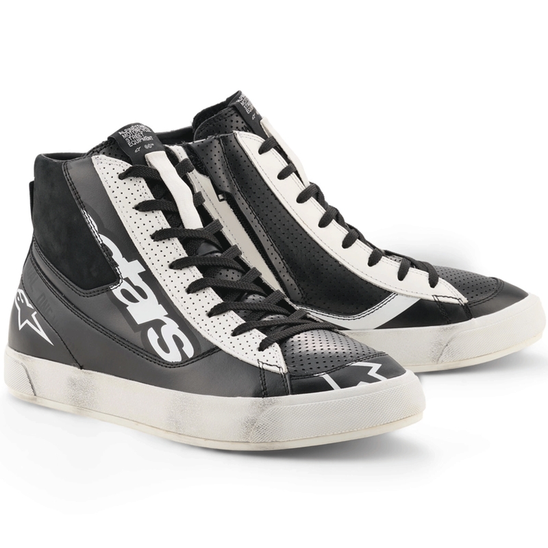 Buty motocyklowe Alpinestars Stated Flair czarno-białe