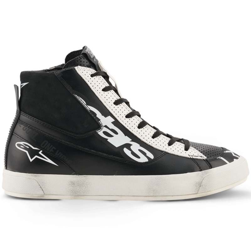Buty motocyklowe Alpinestars Stated Flair czarno-białe