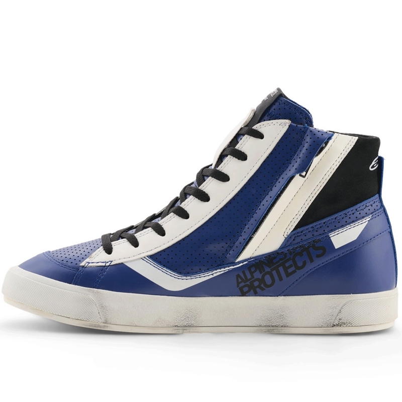 Buty motocyklowe Alpinestars Stated Flair niebiesko-biało-czarne