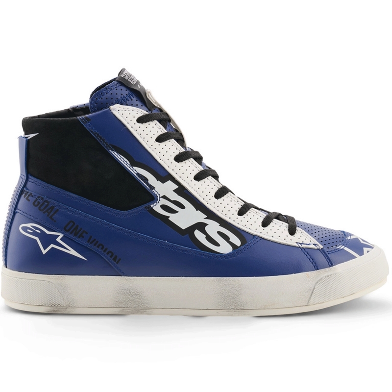 Buty motocyklowe Alpinestars Stated Flair niebiesko-biało-czarne