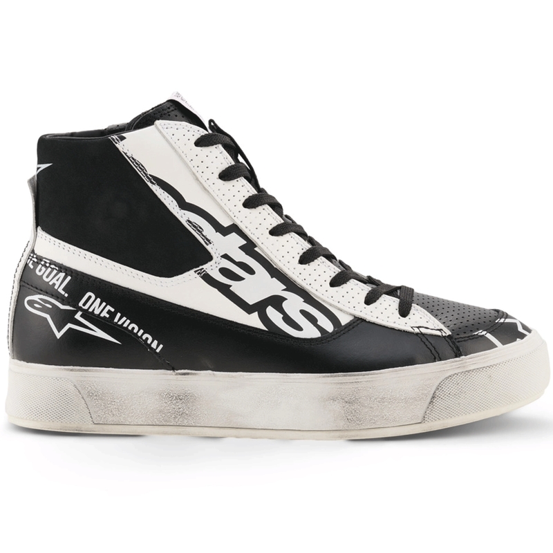 Buty motocyklowe damskie Alpinestars Stella Stated Flair czarno-białe