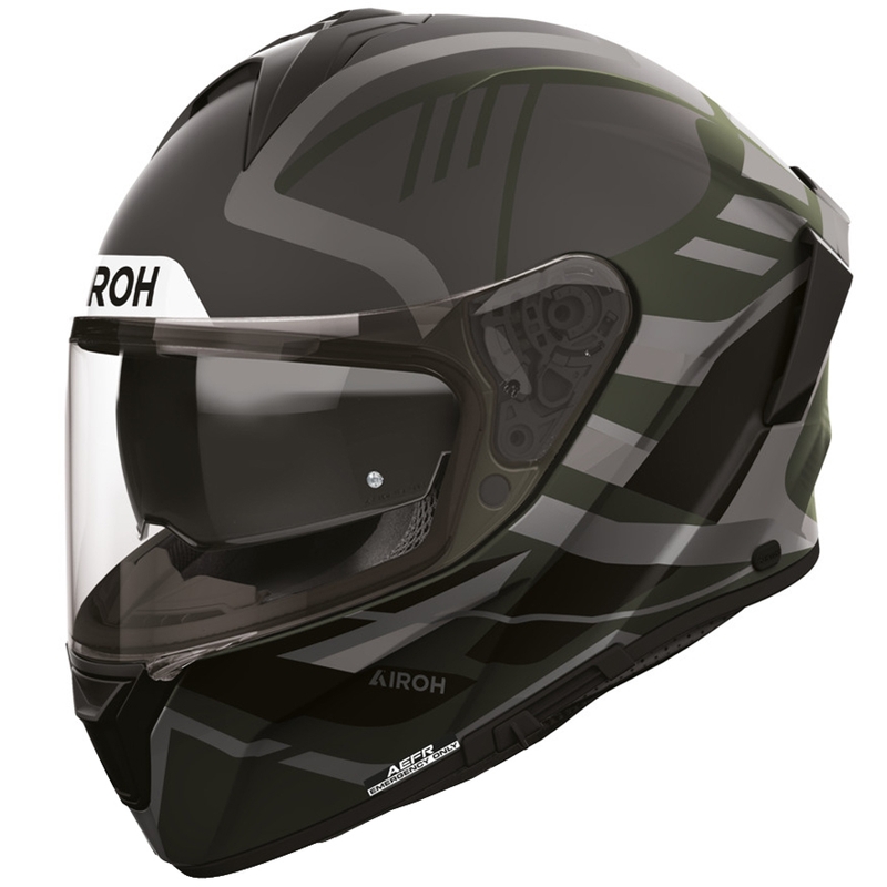 Kask motocyklowy integralny Airoh Spark 2 Luma matowo zielony