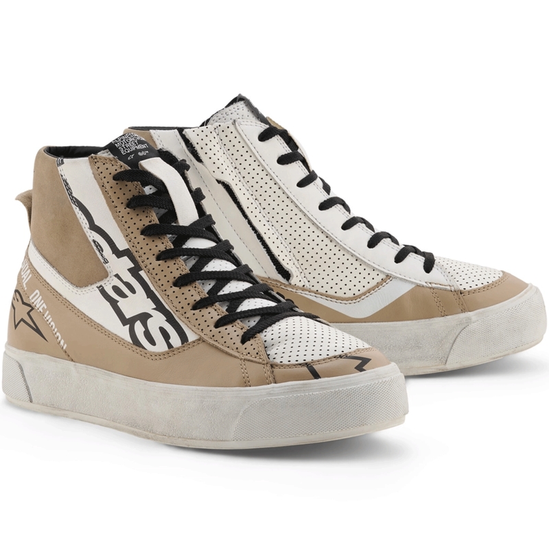 Buty motocyklowe damskie Alpinestars Stella Stated Flair szaro-białe