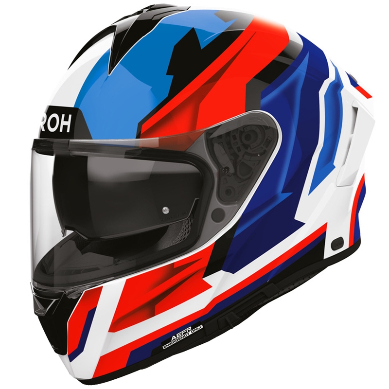 Kask motocyklowy integralny Airoh Spark 2 Blade niebiesko-czerwony