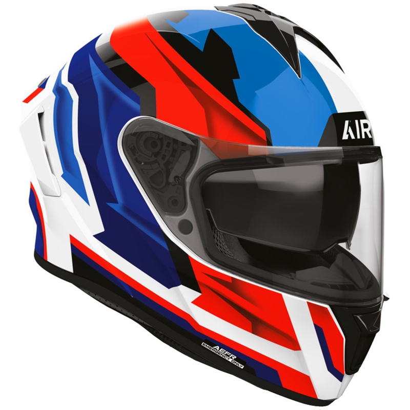 Kask motocyklowy integralny Airoh Spark 2 Blade niebiesko-czerwony