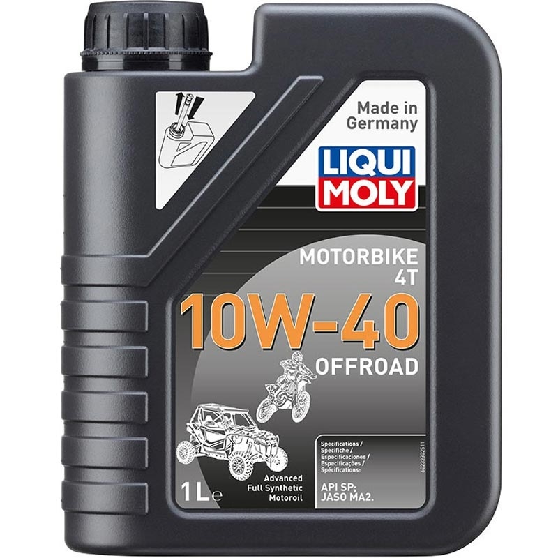 Olej silnikowy syntetyczny Liqui Moly Motorbike 4T 10W40 Offroad 1 l