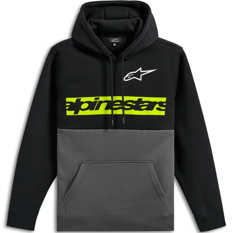 Bluza z kapturem Alpinestars Parallel czarno-szara