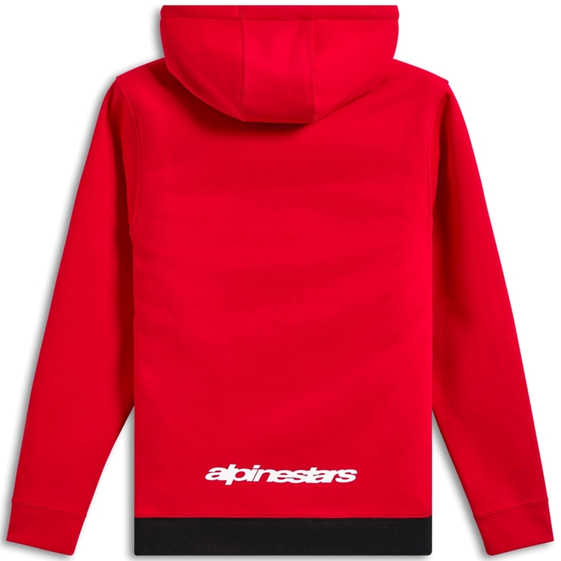 Bluza z kapturem Alpinestars Parallel czerwono-czarna