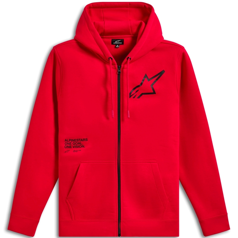 Bluza z kapturem Alpinestars Transverse czerwona