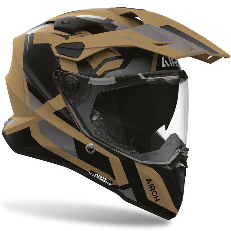 Kask motocyklowy Airoh Commander 2 Polar Enduro Matte Sand