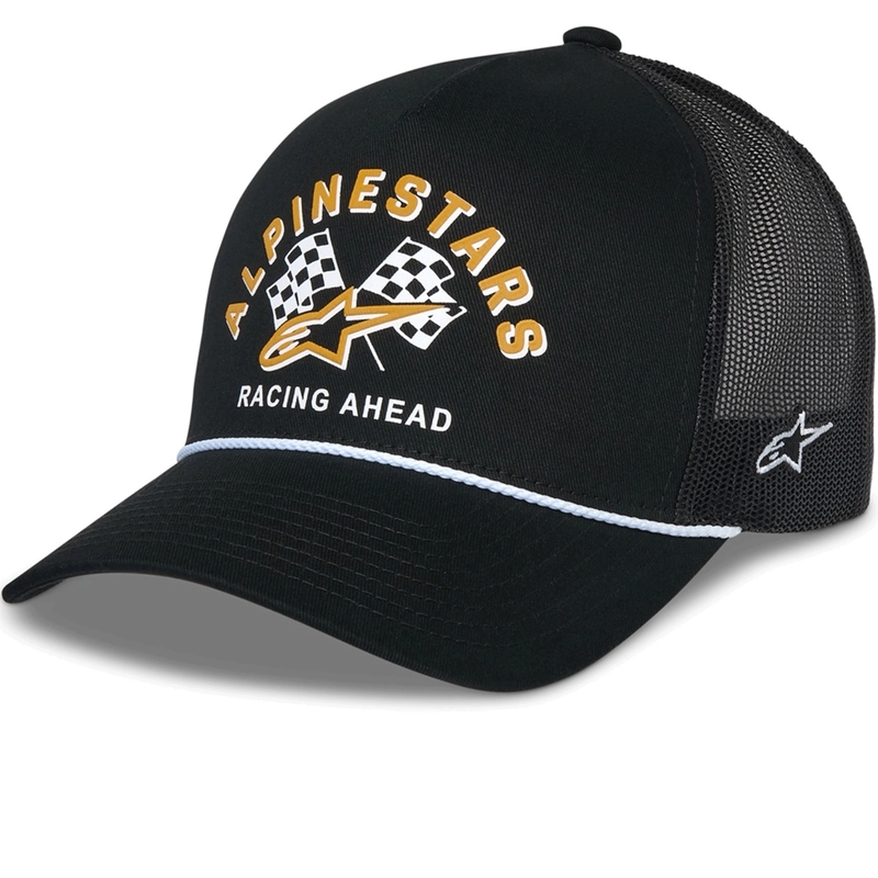 Czapka Alpinestars Finisher Trucker w kolorze czarno-czarnym