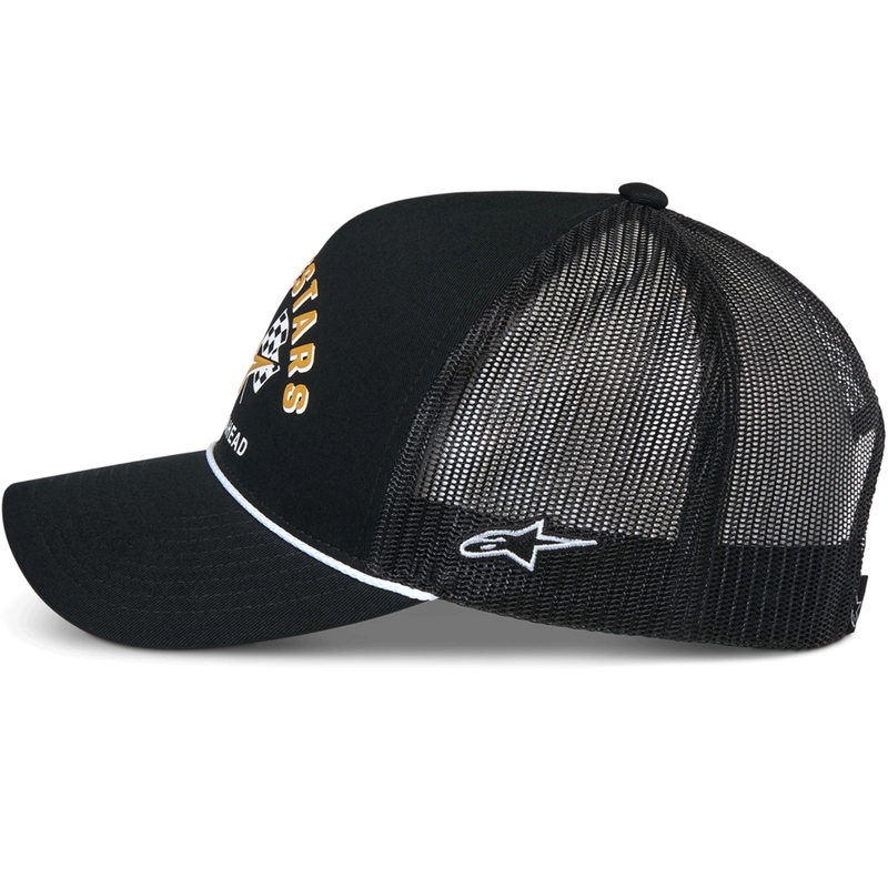 Czapka Alpinestars Finisher Trucker w kolorze czarno-czarnym