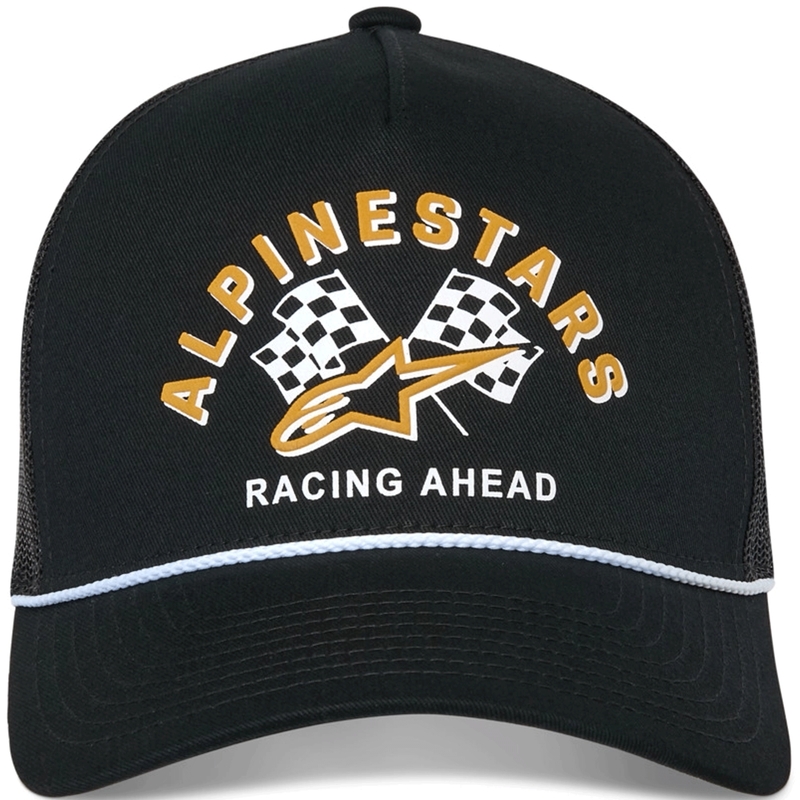 Czapka Alpinestars Finisher Trucker w kolorze czarno-czarnym
