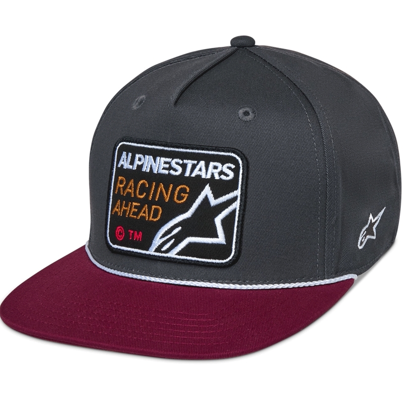 Czapka Alpinestars Intuitive szaro-czerwona